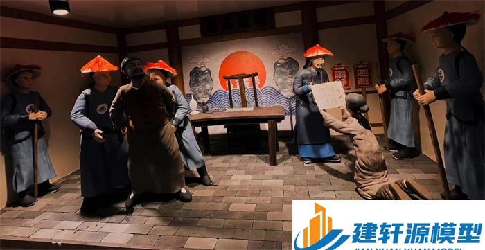 滦平陈规除恶绅微缩场景