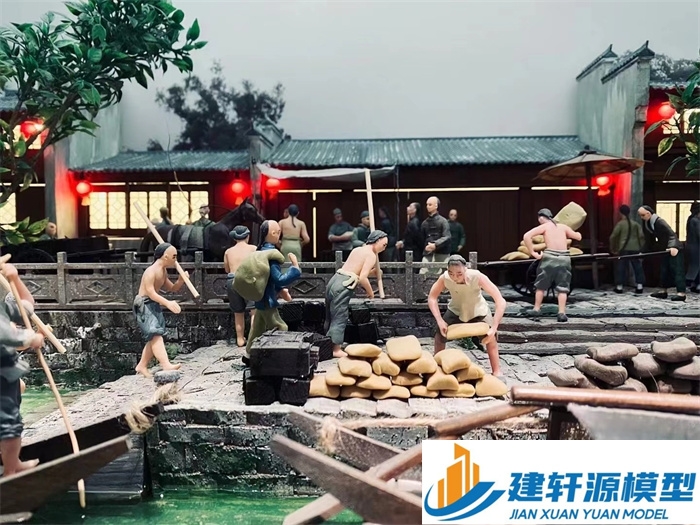 滦平博物馆江南水乡模型